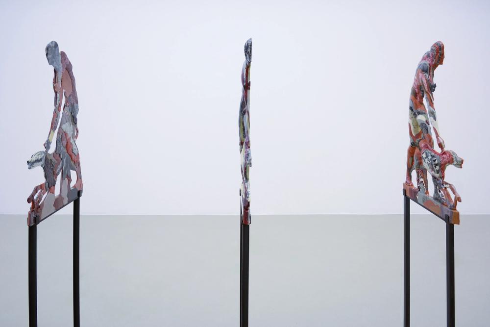 Oliver Laric, The Hunter and his Dog, 2014, Installation view, photo by aneres, 2014