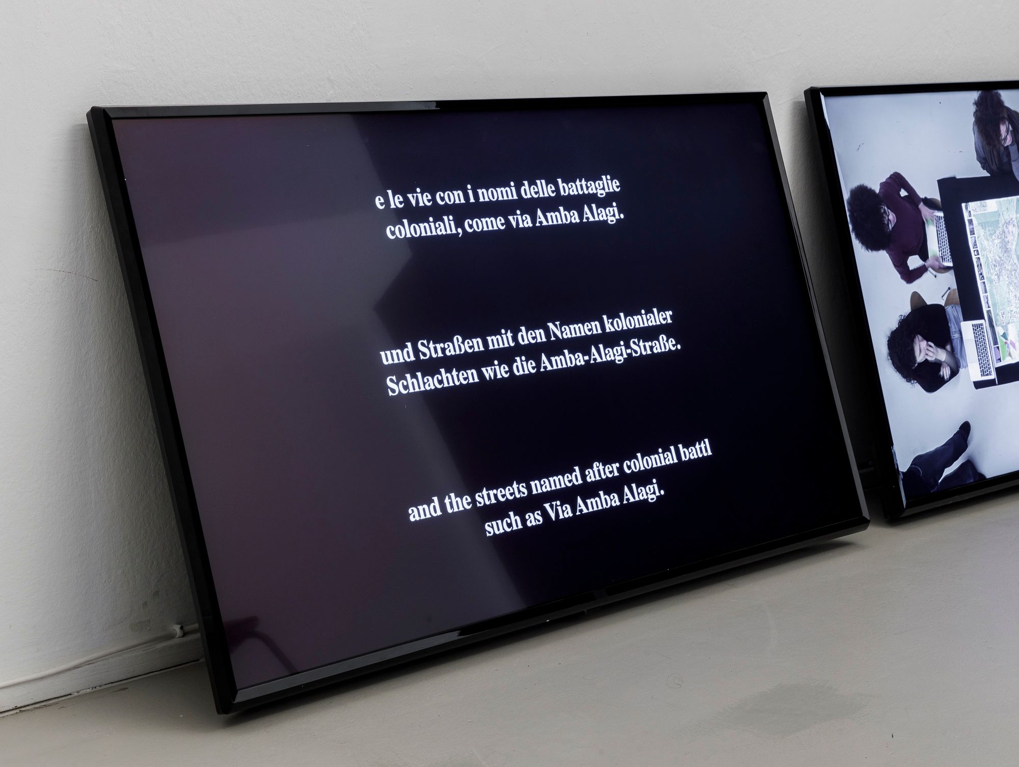 Samia Henni, Psychocolonial Spaces, Act 1. Exhibition view, Ar/Ge Kunst. Ph Tiberio Sorvillo.