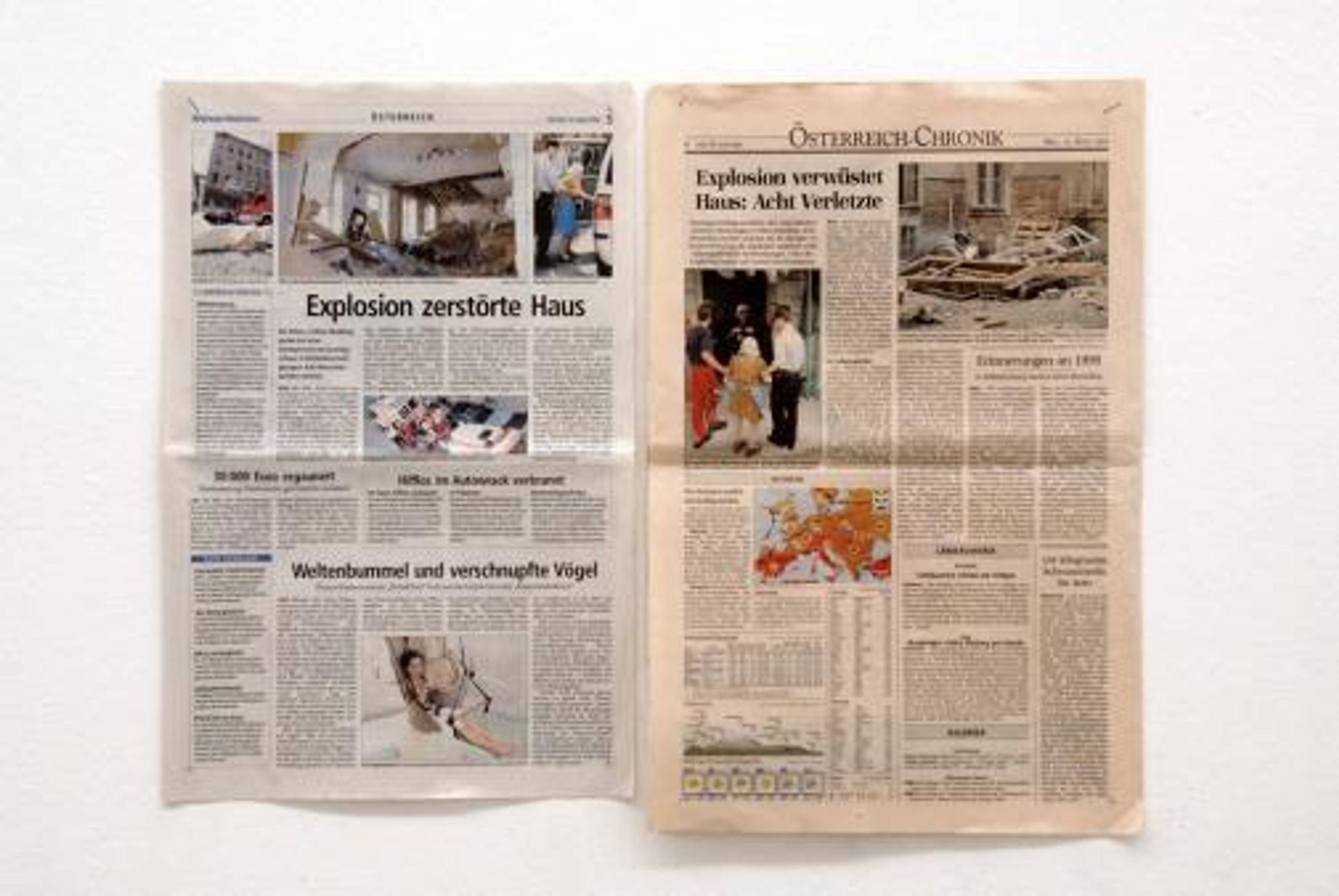 Exhibition view, Sigi Hofer, 2006