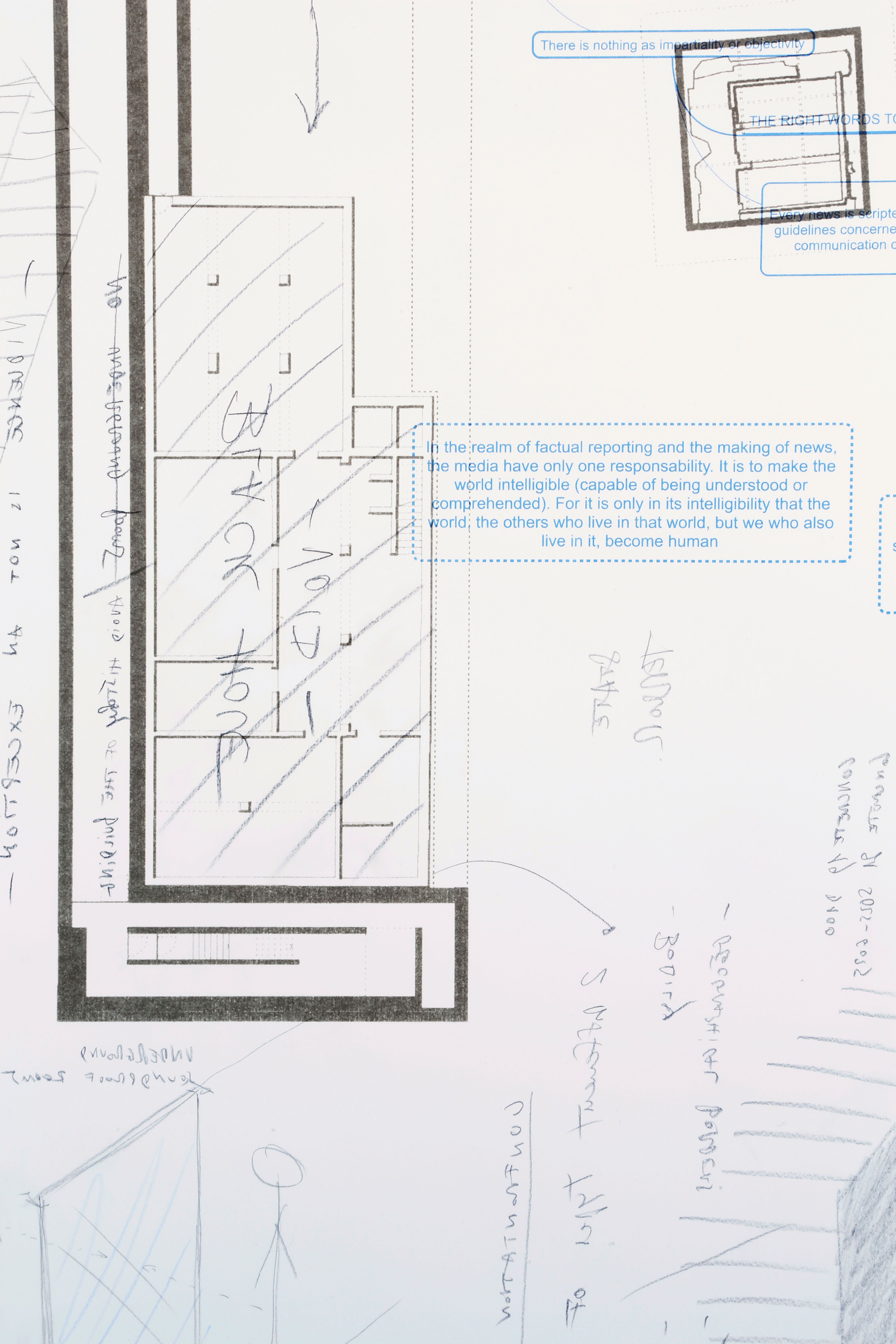 Elisa Caldana and Diego Tonus, Topography of Terror, detail of Mental Maps for Topography of Terror. Photo Guadagnini, 2017 ©argekunst, Bolzano