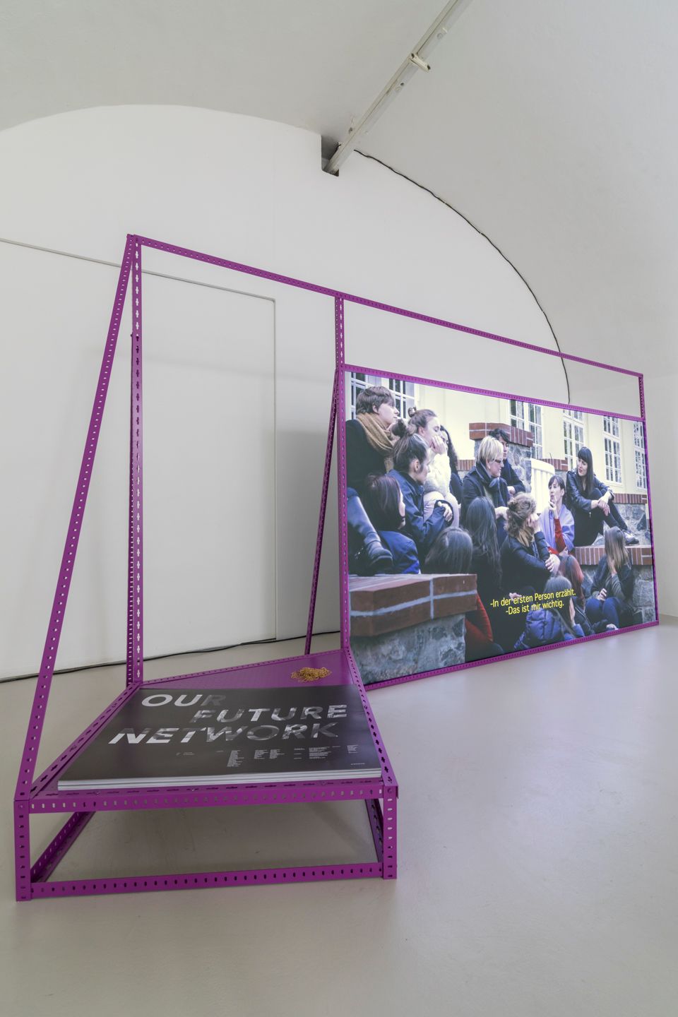 Alex Martinis Roe, To Become Two, installation of the exhibition at ar/ge kunst, ©ar/ge kunst, Bolzano, Foto Tiberio Sorvillo, 2017