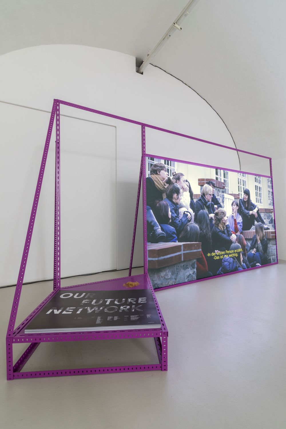 Alex Martinis Roe, To Become Two, installation of the exhibition at ar/ge kunst, ©ar/ge kunst, Bolzano, Foto Tiberio Sorvillo, 2017