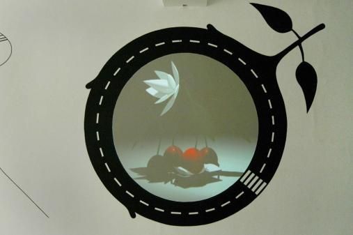 Exhibiton view, Yves Netzhammer, 2006