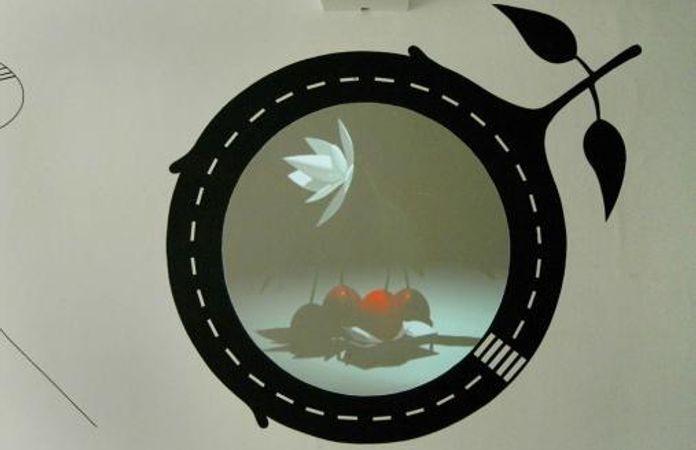 Exhibiton view, Yves Netzhammer, 2006