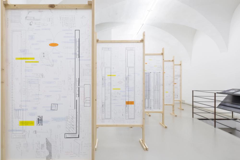 Elisa Caldana and Diego Tonus, Topography of Terror, Installation View at ar/ge kunst. Photo Guadagnini, 2017 ©argekunst, Bolzano