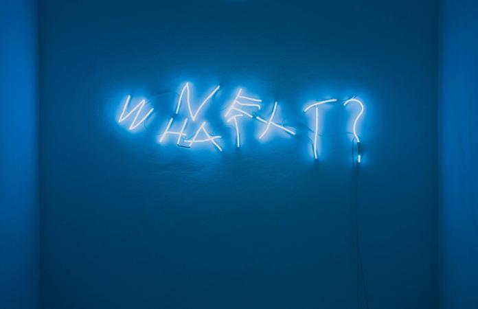 Riccardo Previdi, Franca, 2017, installation view at museo di Arte Contemporanea Villa Croce, Genova, photo © Henrik Blomqvist