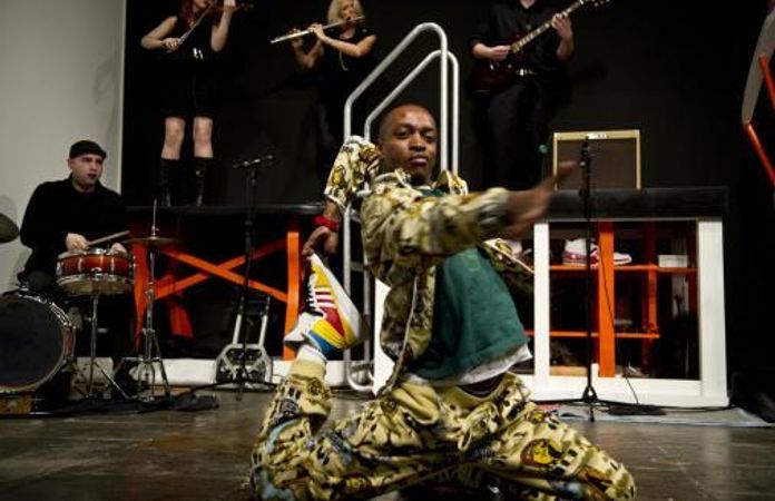 Rashaad Newsome, Five, performance, video, 2009 Courtesy the artist