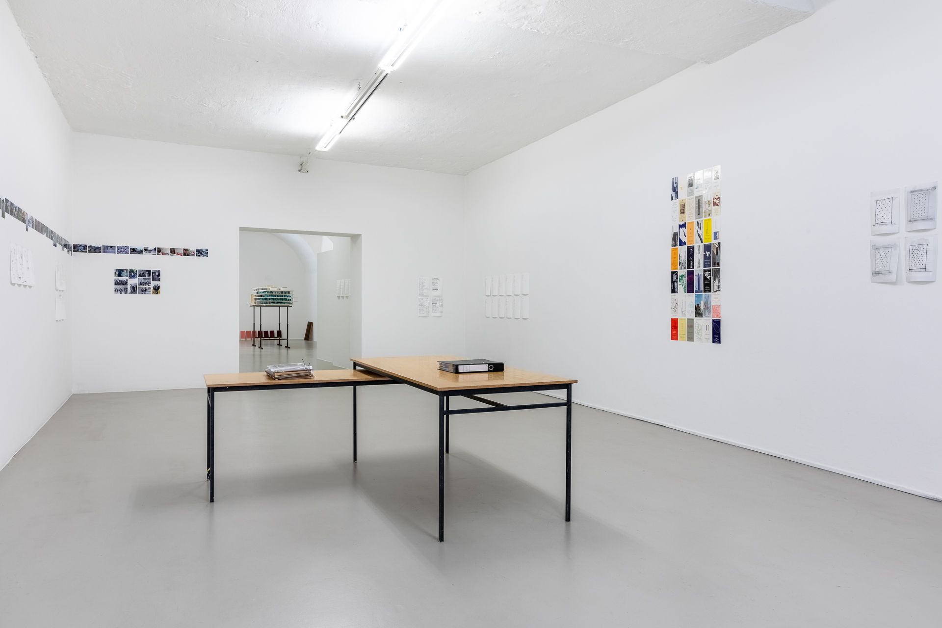 Christoph Mayr Fingerle, Architect, exhibition view, ©ar/ge kunst, photo Luca Guadagnini, 2021