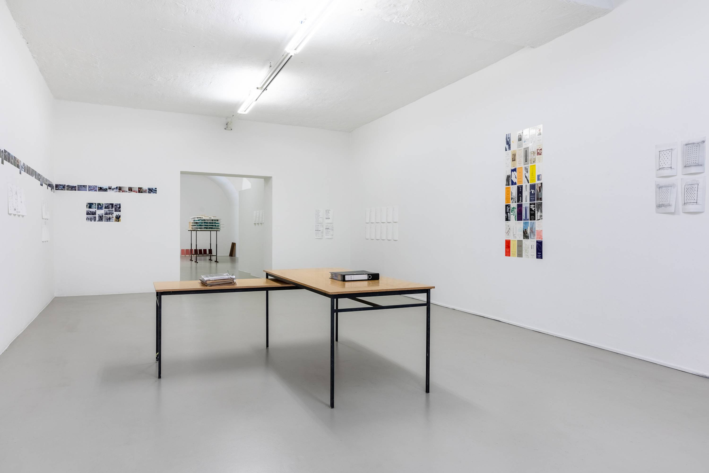 Christoph Mayr Fingerle, Architect, exhibition view, ©ar/ge kunst, photo Luca Guadagnini, 2021