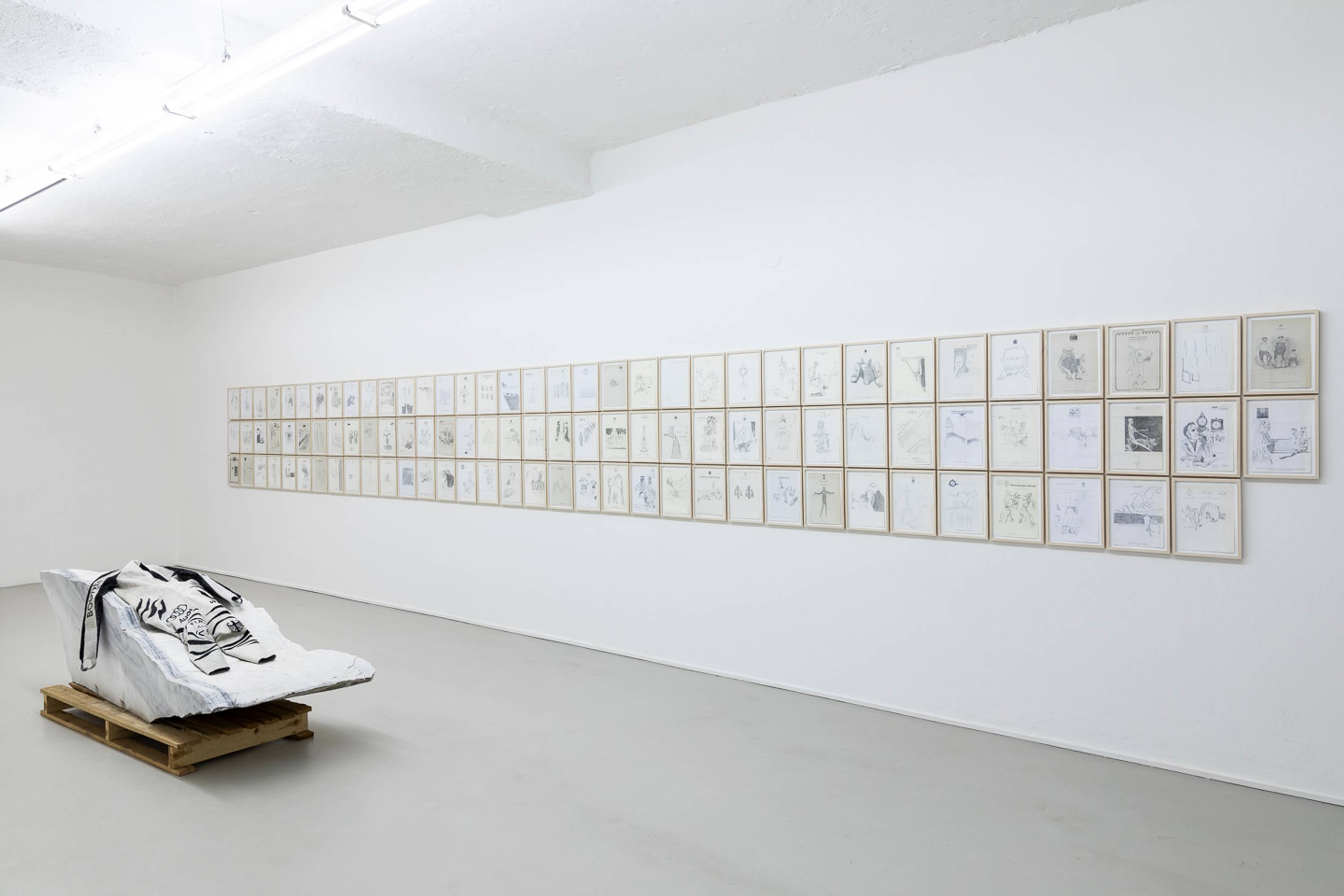©ar/ge kunst, Buchhandlung Kalter König, Sven Sachsalber, installation view, foto Tiberio Sorvillo, 2018