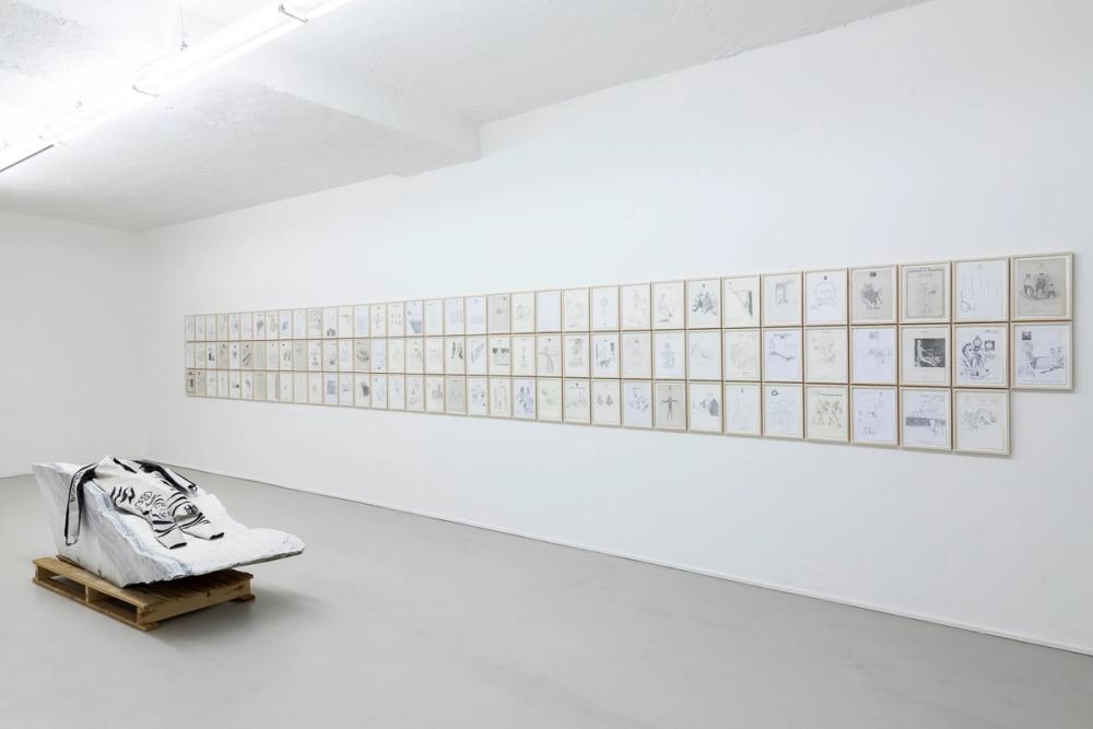 ©ar/ge kunst, Buchhandlung Kalter König, Sven Sachsalber, installation view, foto Tiberio Sorvillo, 2018