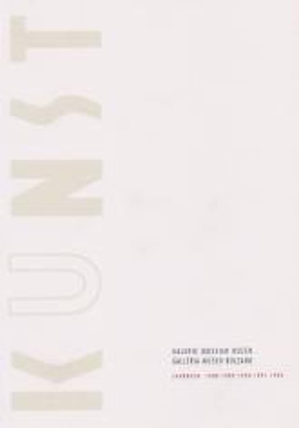 YEARBOOK AR/GE KUNST GALERIE MUSEUM 1988-1992