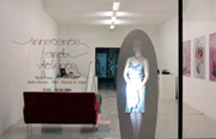 Exhibiton view, Innocence & Violence, 2004