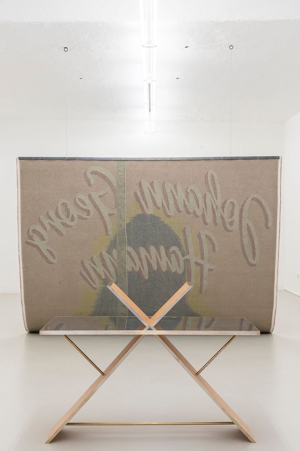 Slavs and Tatars, Kirchgängerbanger, exhibition view; ©ar/ge kunst, photo by Tiberio Servillo, 2018; ; courtesy the artist, Kraupa-Tuskany Zeidler, Berlin