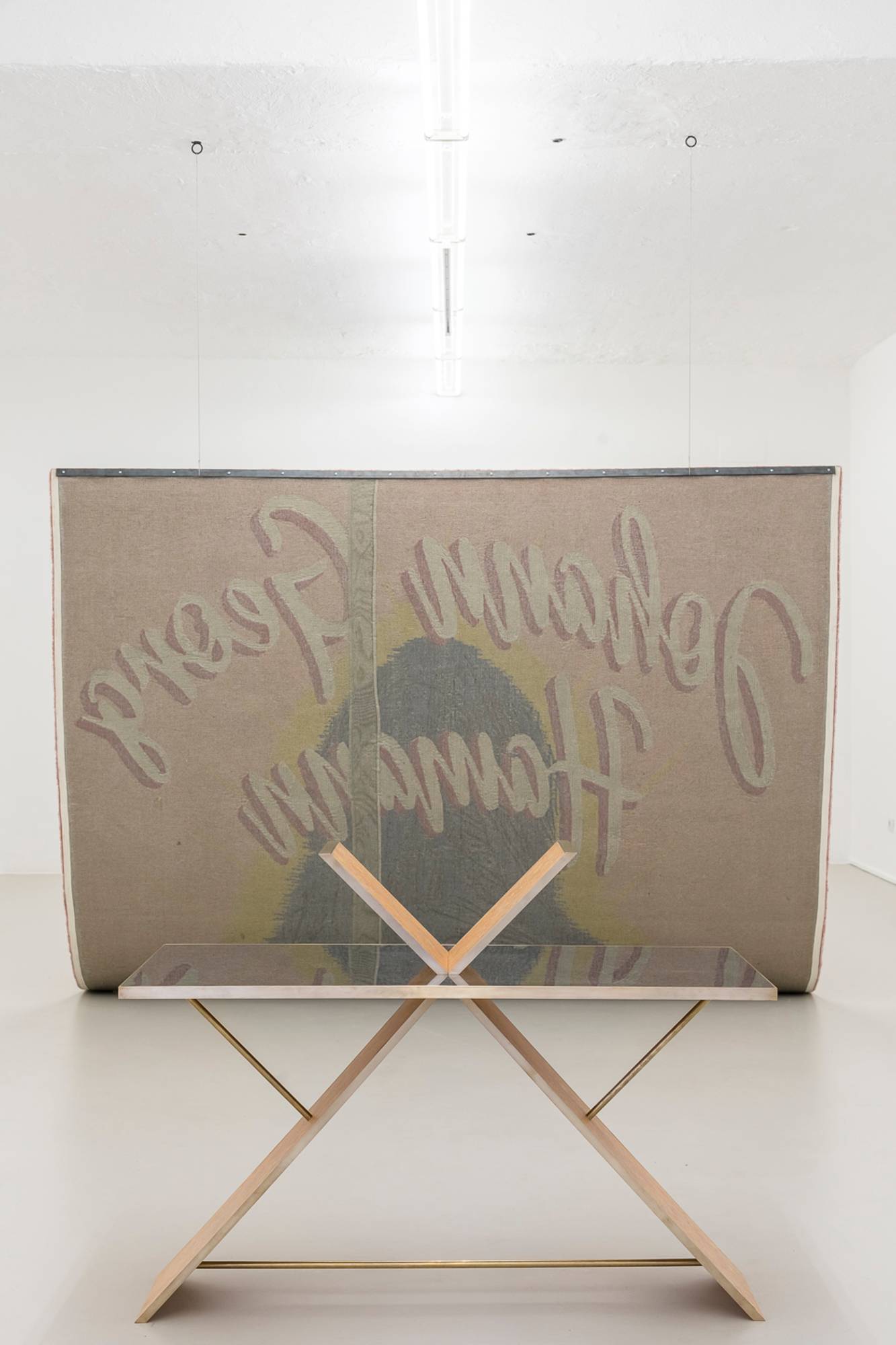 Slavs and Tatars, Kirchgängerbanger, exhibition view; ©ar/ge kunst, photo by Tiberio Servillo, 2018; ; courtesy the artist, Kraupa-Tuskany Zeidler, Berlin