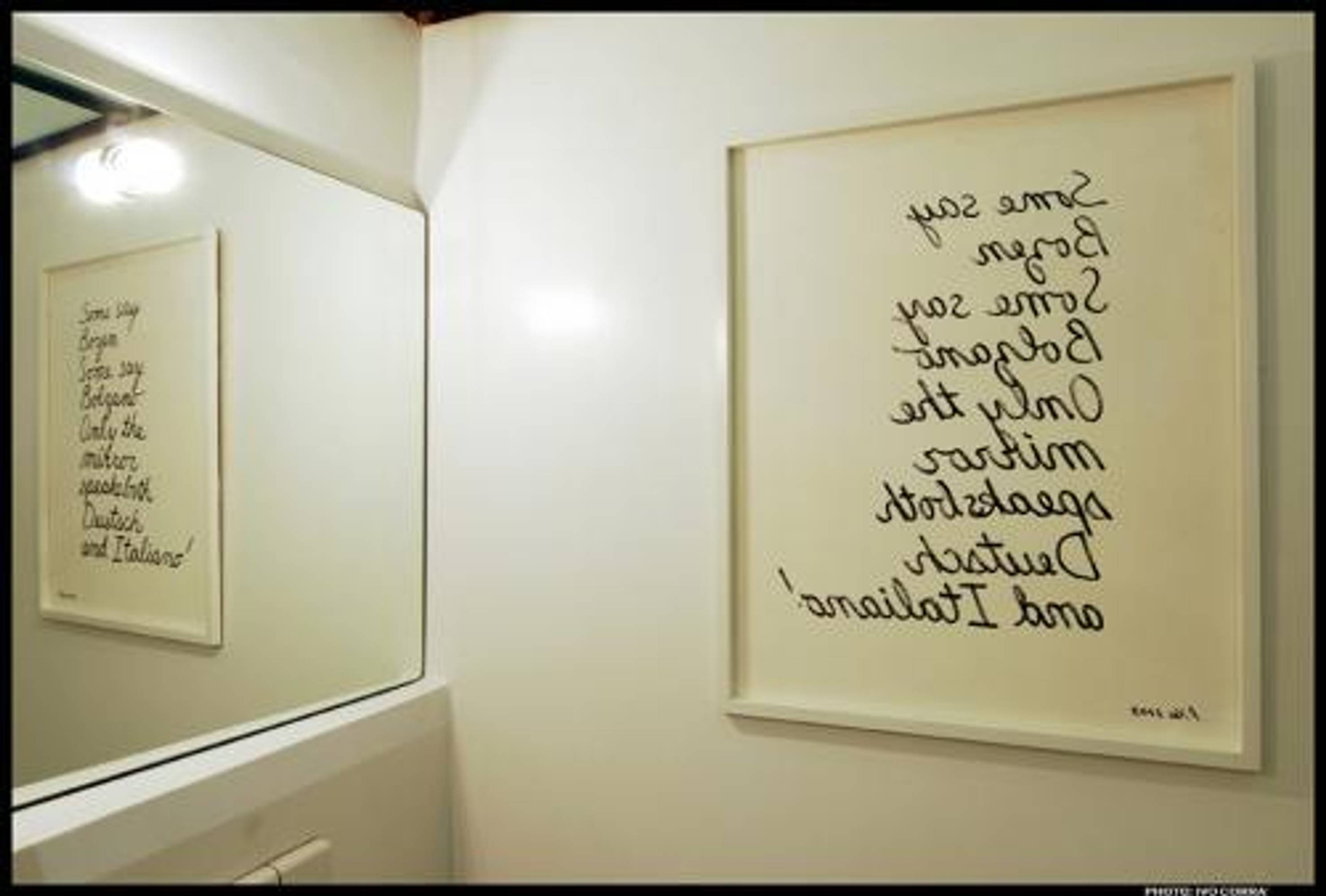 Exhibiton view, California Conceptual Art, Paul Kos, 2009 Photo: Ivo Corrà