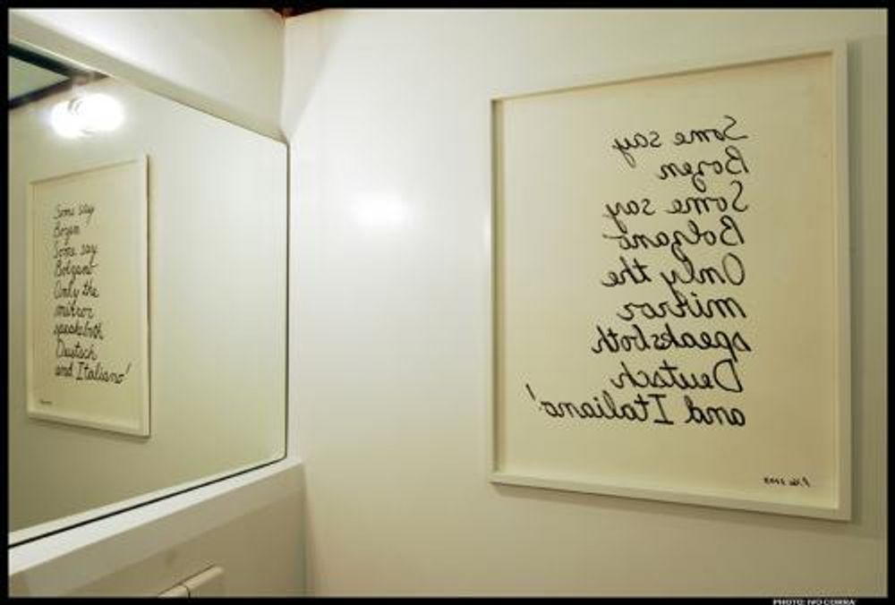 Exhibiton view, California Conceptual Art, Paul Kos, 2009 Photo: Ivo Corrà