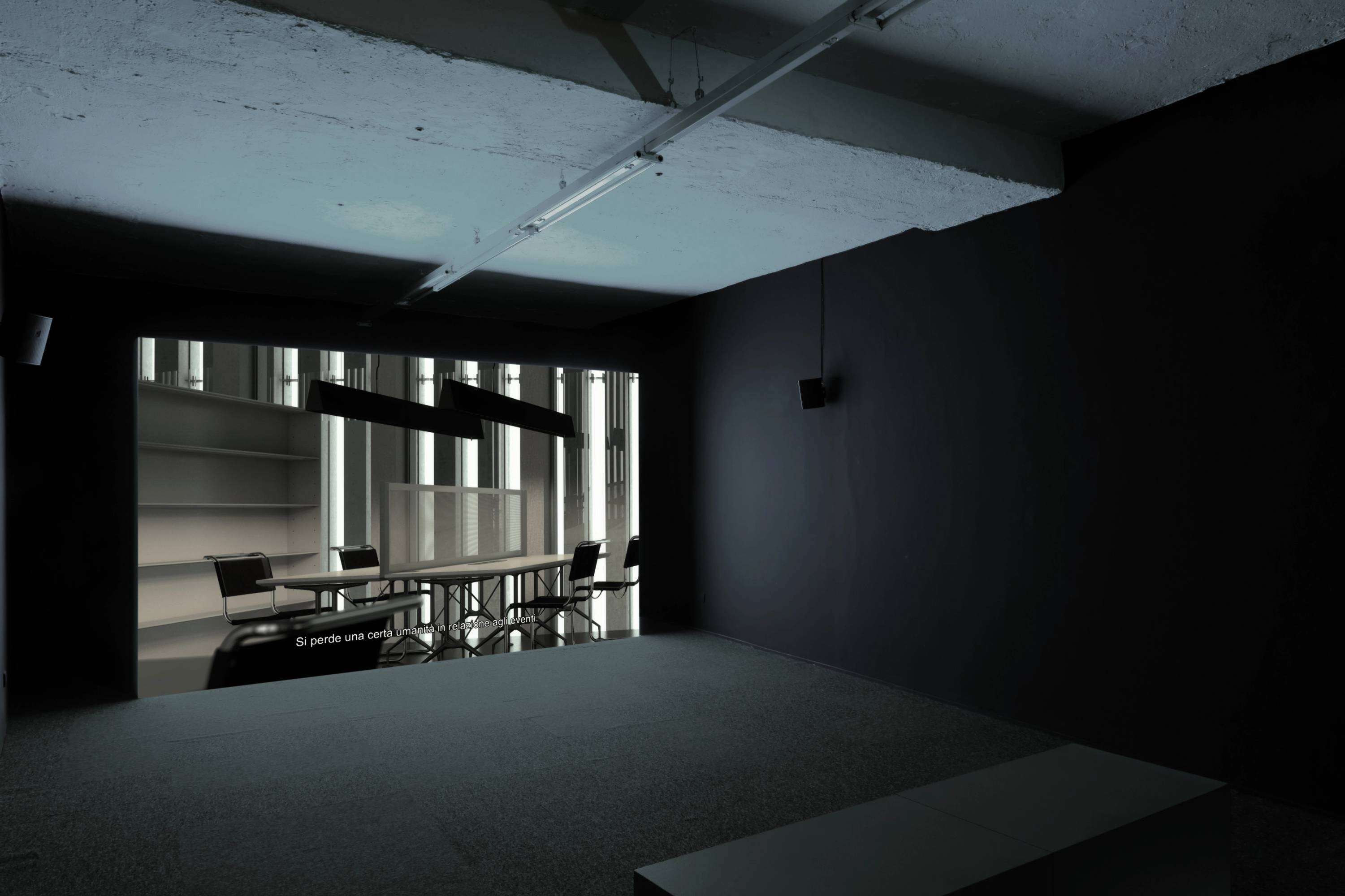 Elisa Caldana and Diego Tonus, Topography of Terror, Installation View at ar/ge kunst. Photo Guadagnini, 2017 ©argekunst, Bolzano