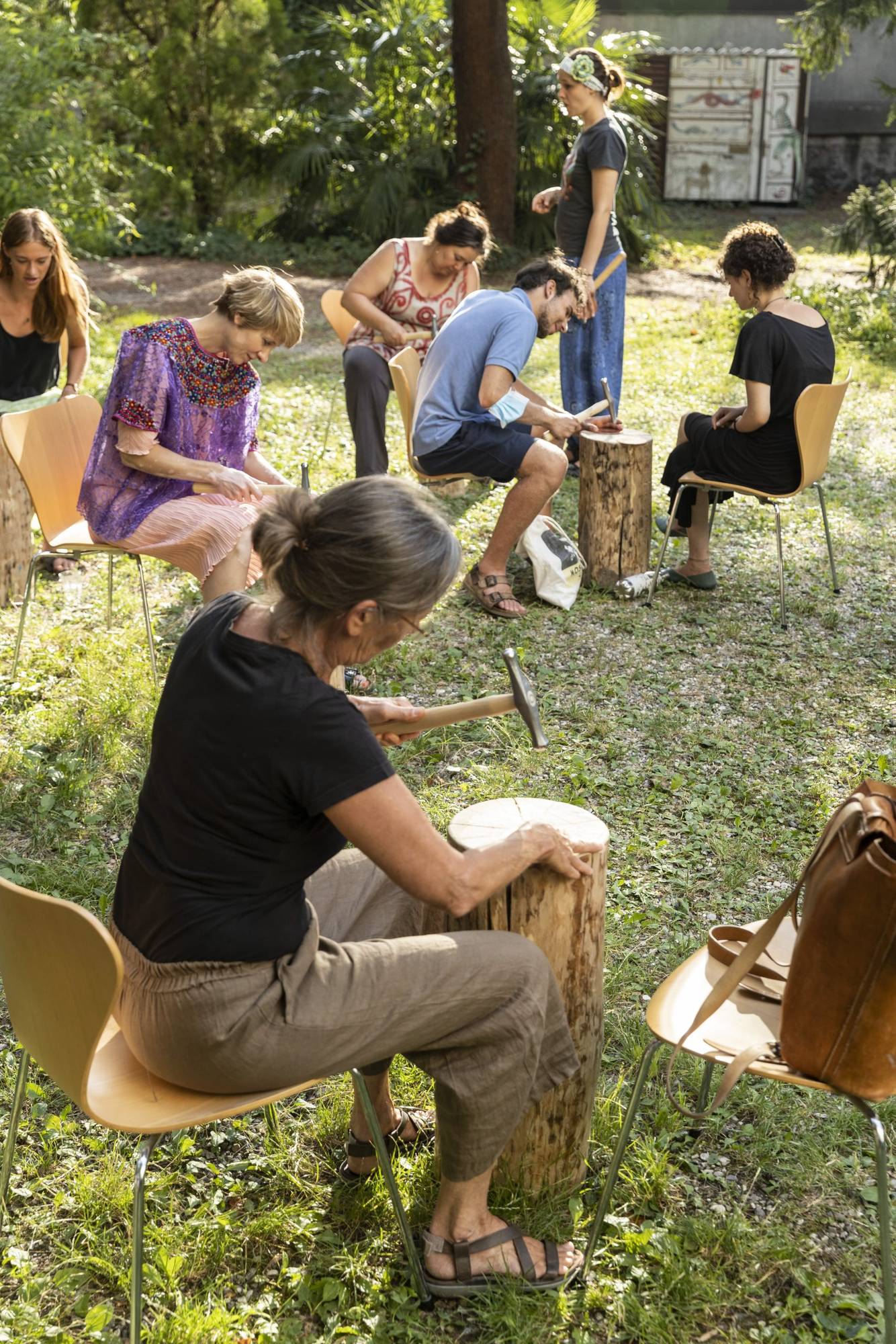 Savoir-Vivre workshop with Laurenz Stockner, curated by BAU, ©ar/ge kunst, photo Tiberio Sorvillo, 2021