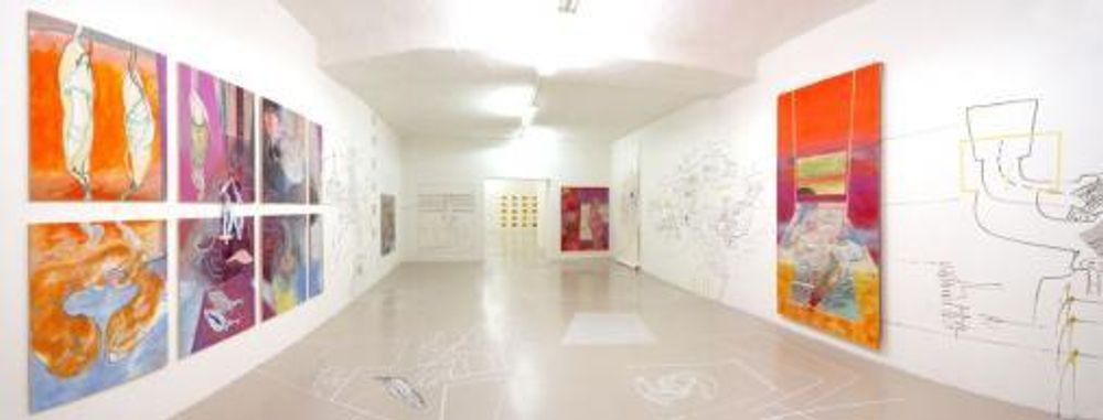 Exhibiton view, Brigitte Mahlknecht, 2004