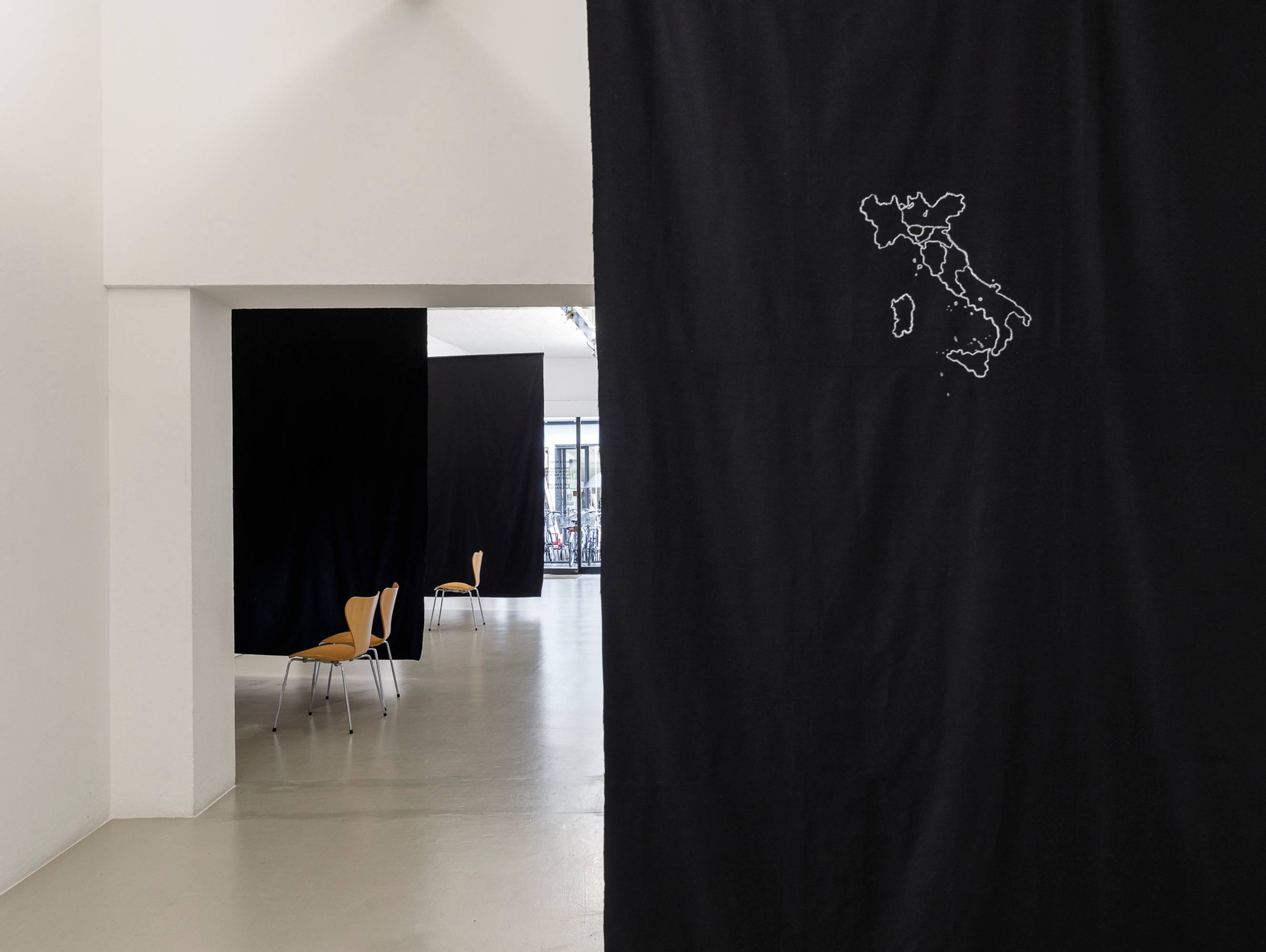 Samia Henni, Psychocolonial Spaces, Act 1. Exhibition view, Ar/Ge Kunst. Ph. Tiberio Sorvillo.