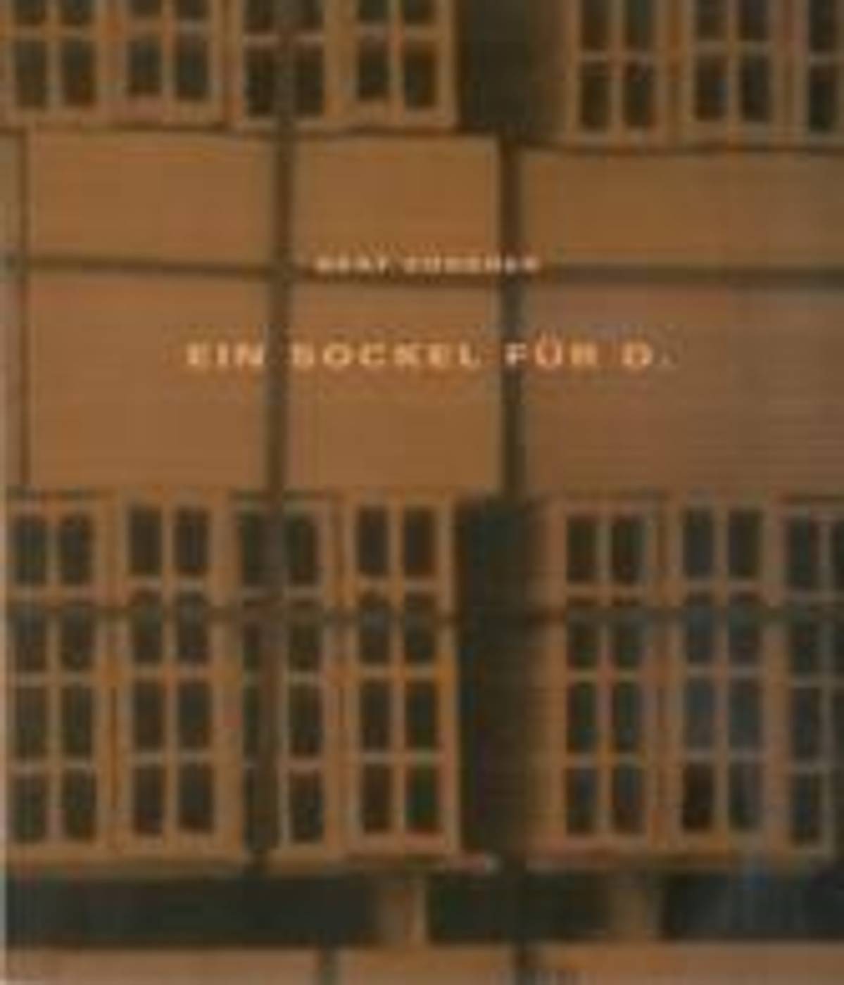 BEAT ZODERER – Ein Sockel für D