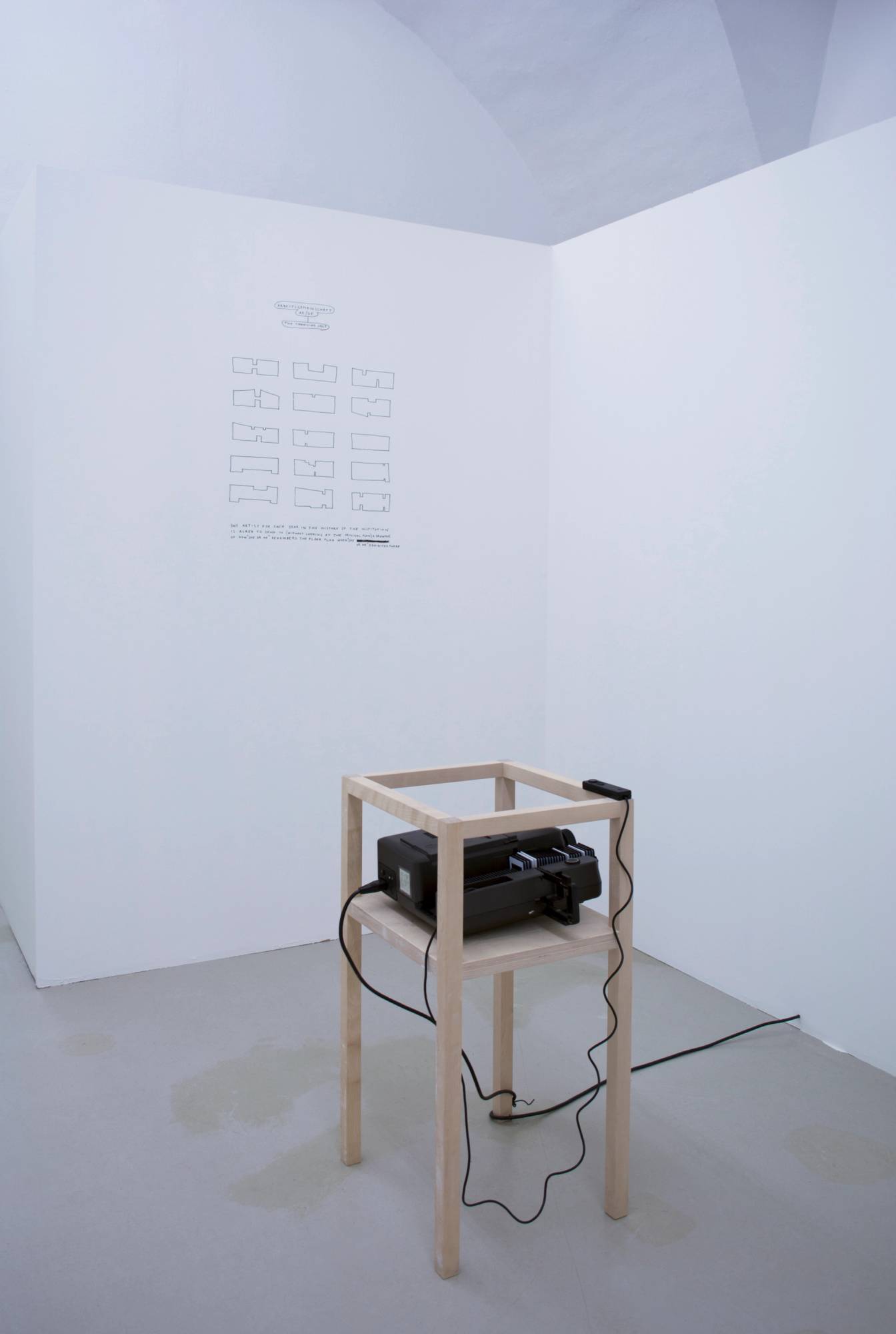 Arbeitsgemeinschaft – The Changing Space, from the Spatial Dispositions Series, Aldo Giannotti, ar/ge kunst, Bozen/Bolzano 2015photo aneres