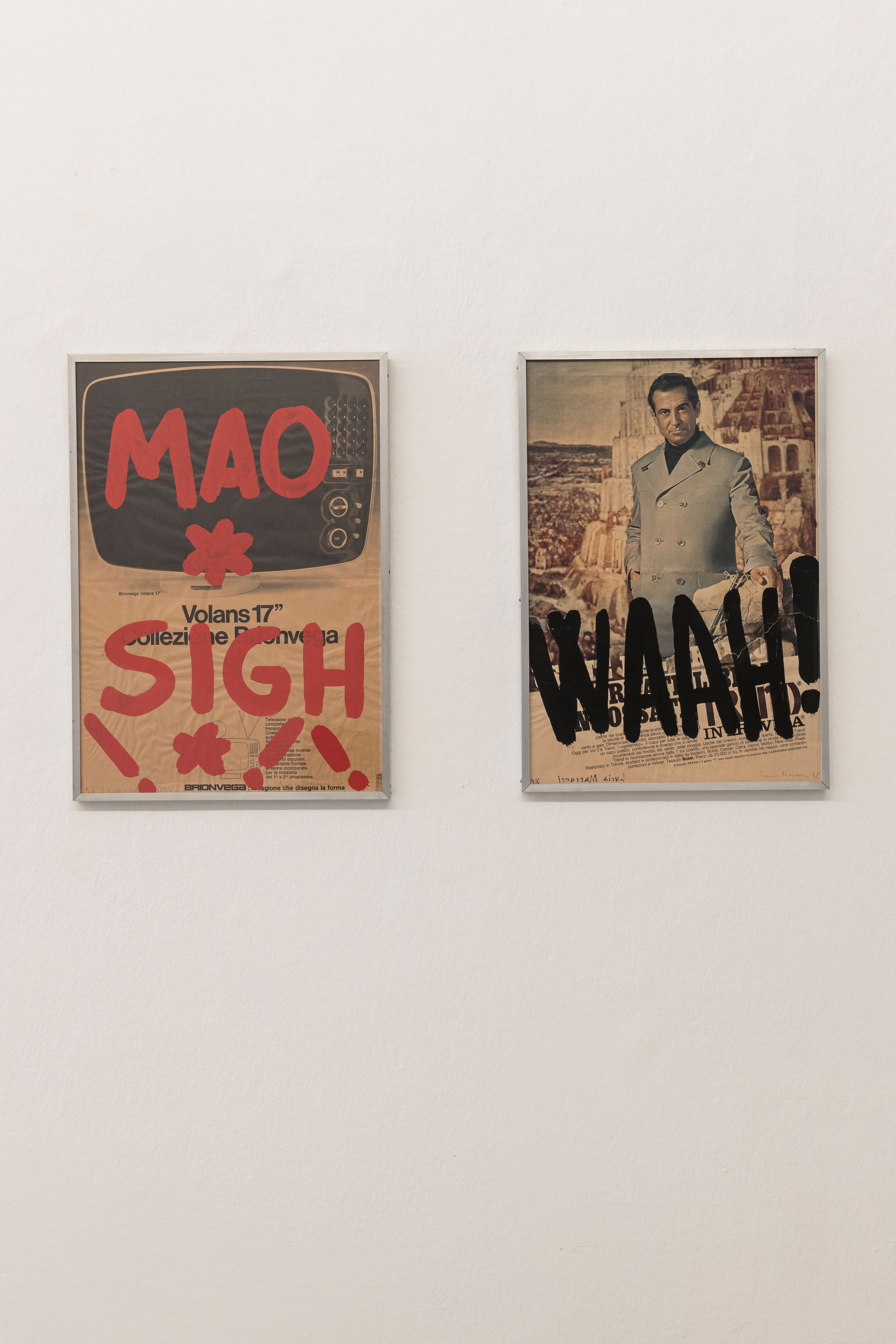 Lucia Marcucci, Mao Sigh (1968), Waah! (1968) ©Tiberio Sorvillo