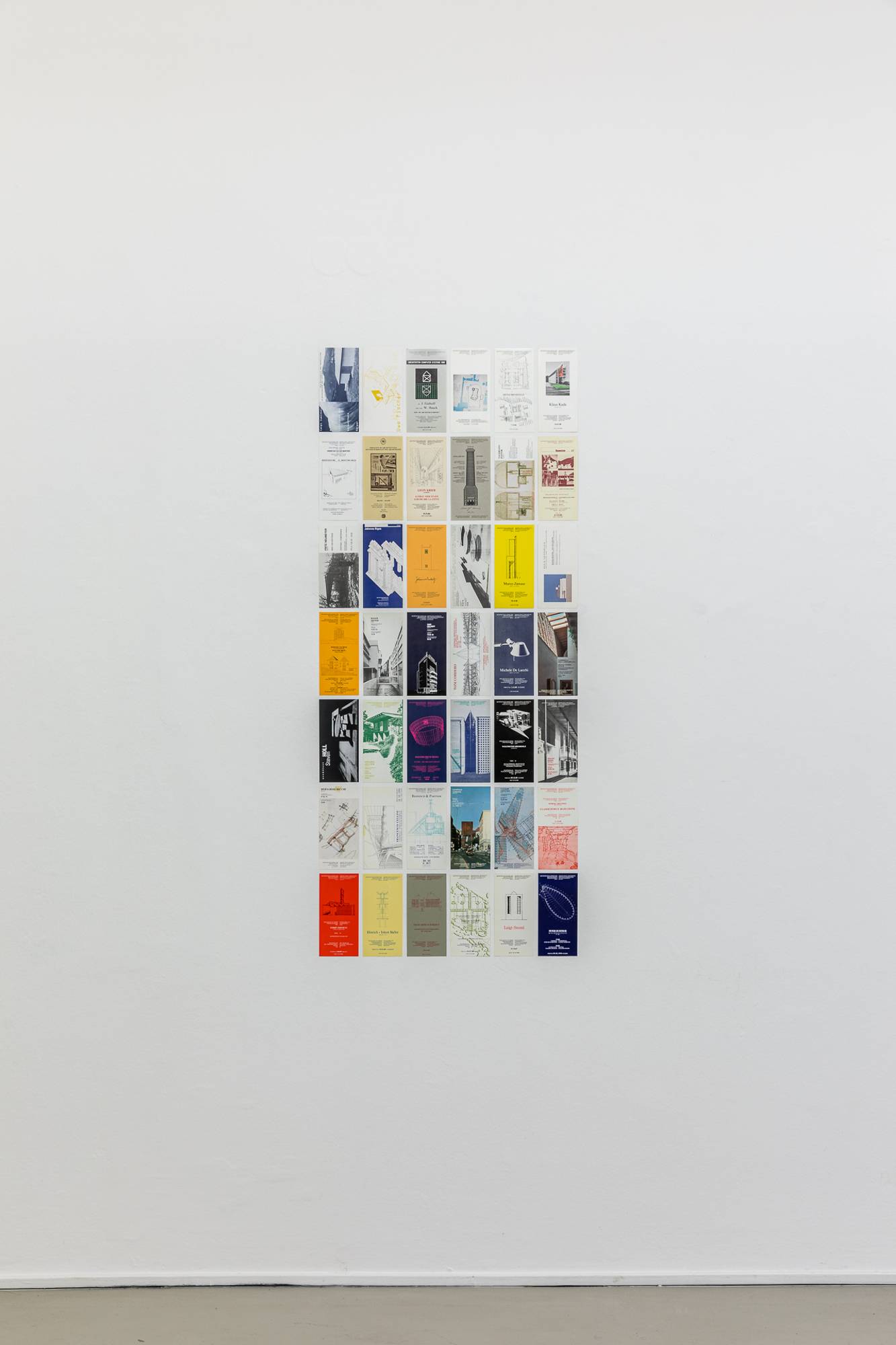 Christoph Mayr Fingerle, Architect, exhibition view, ©ar/ge kunst, photo Luca Guadagnini, 2021