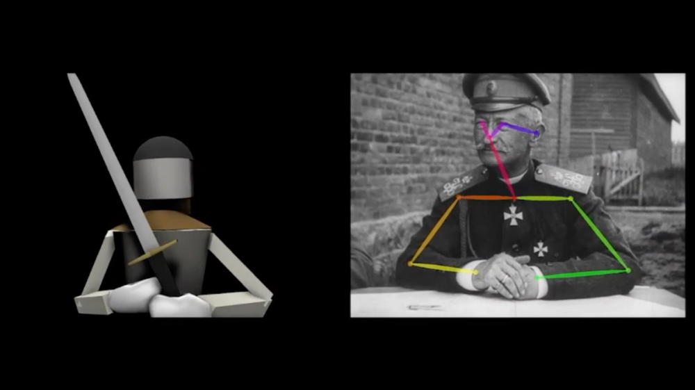 The Late Estate Broomberg & Chanarin, “Anniversary of a Revolution (Parsed)”, 2019. Still from video. Courtesy of The Late Estate Broomberg & Chanarin.