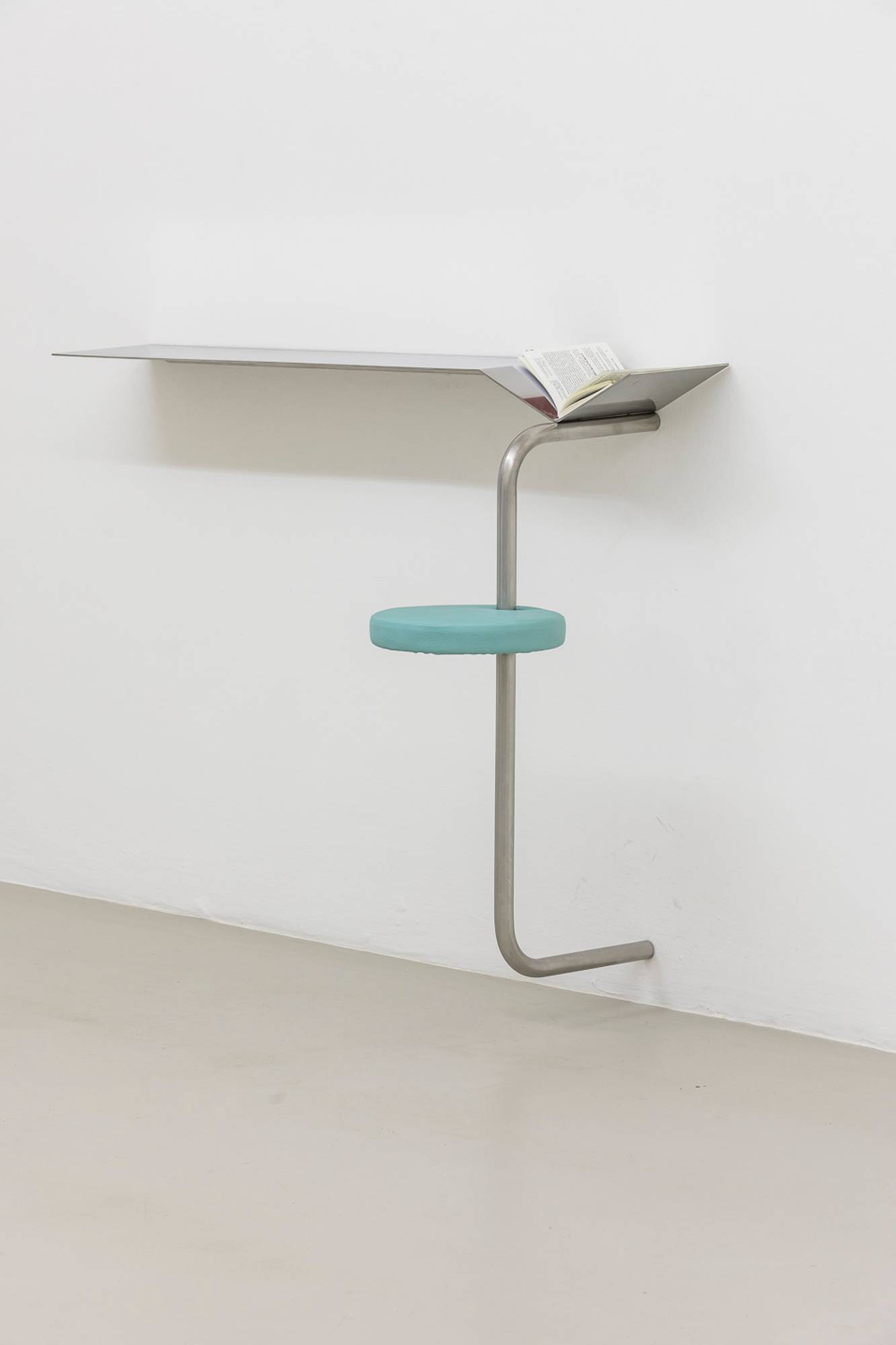 Slavs and Tatars, Underage Page (Extended Turquoise), 2018, Installation view; ©ar/ge kunst, photo by Tiberio Servillo, 2018; ; courtesy the artist, Kraupa-Tuskany Zeidler, Berlin