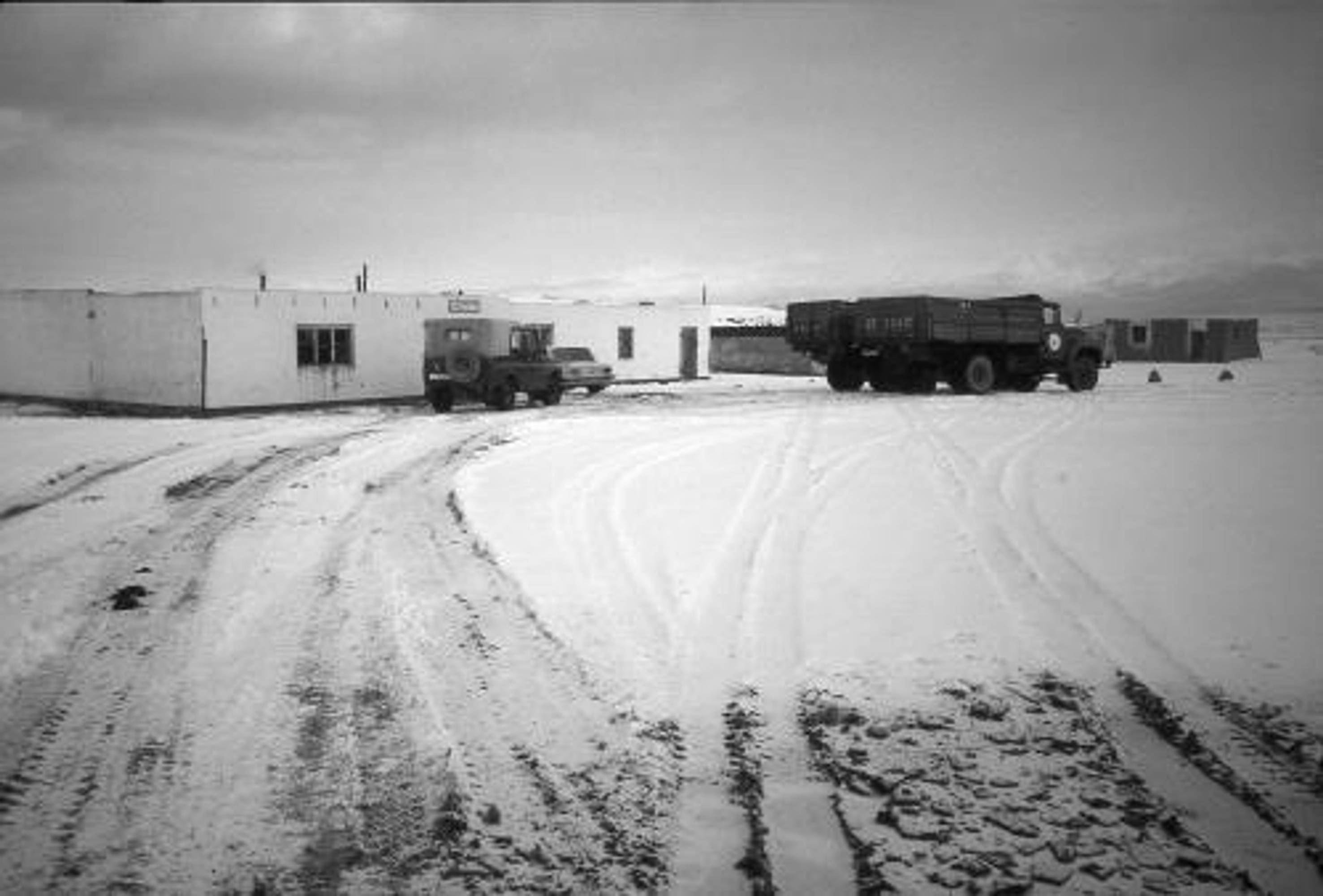 Michael Höpfner, Outpost of Progress, slide series 2005-2010, slides b/w, light table, 2010 Courtesy the artist and Galerie Hubert Winter, Vienna