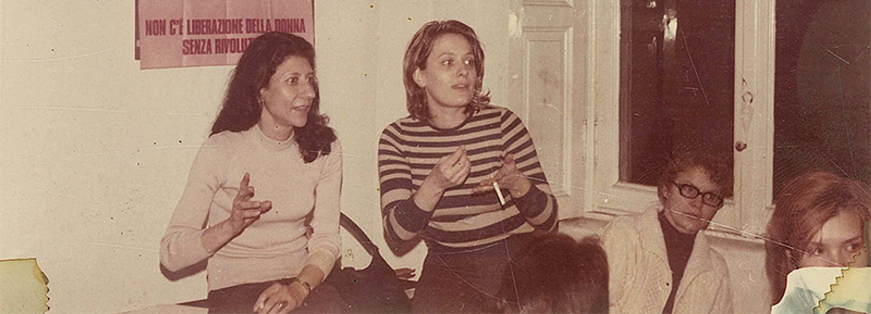 Alex Martinis Roe, A story from Circolo della rosa, film still (detail) of an image courtesy of the Milan Women's Bookstore, 2014.