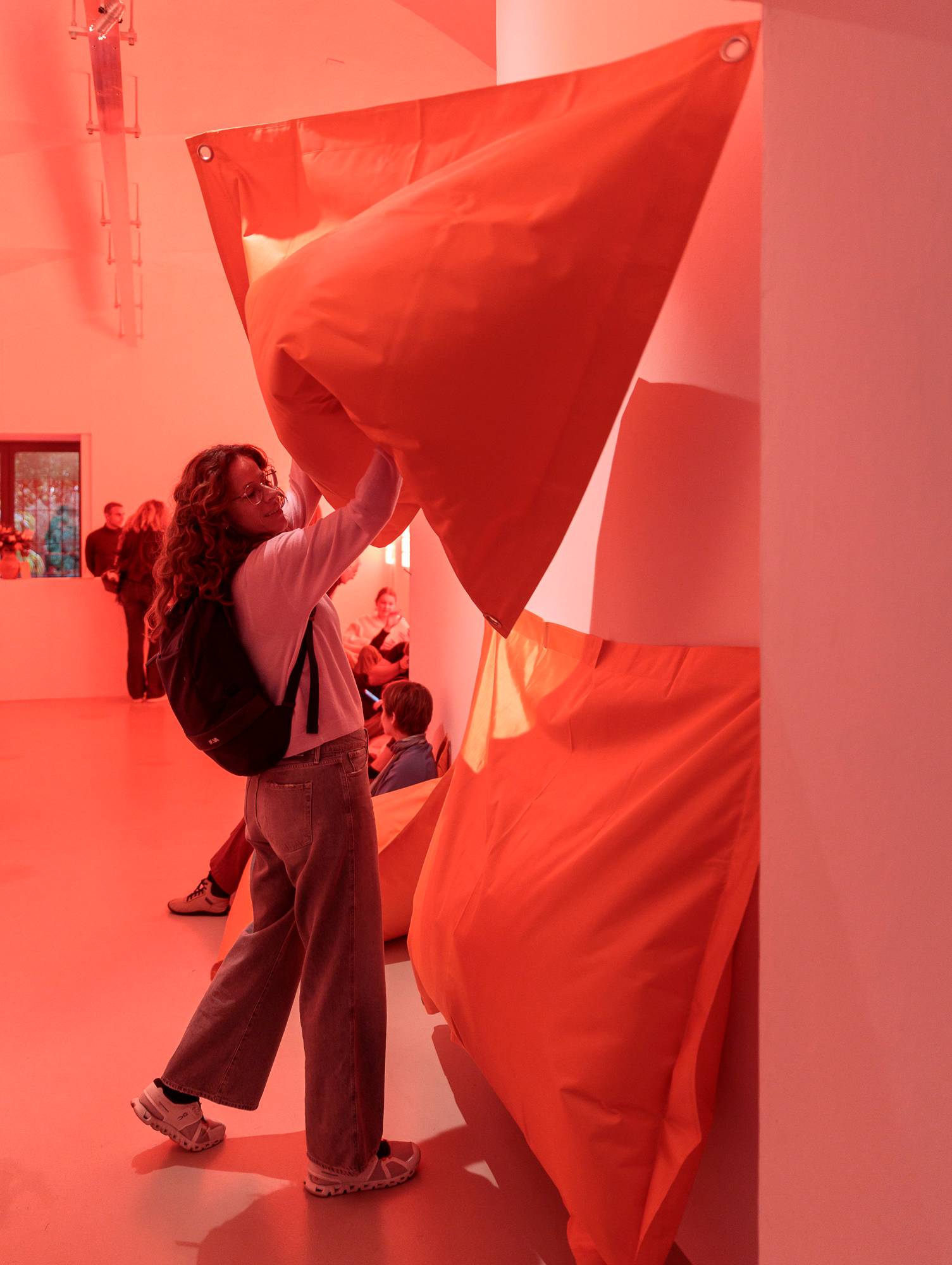 The Fluo Swan, Anna Scalfi Eghenter, exhibition view, Ar/Ge Kunst (2024), ph.Tiberio Sorvillo