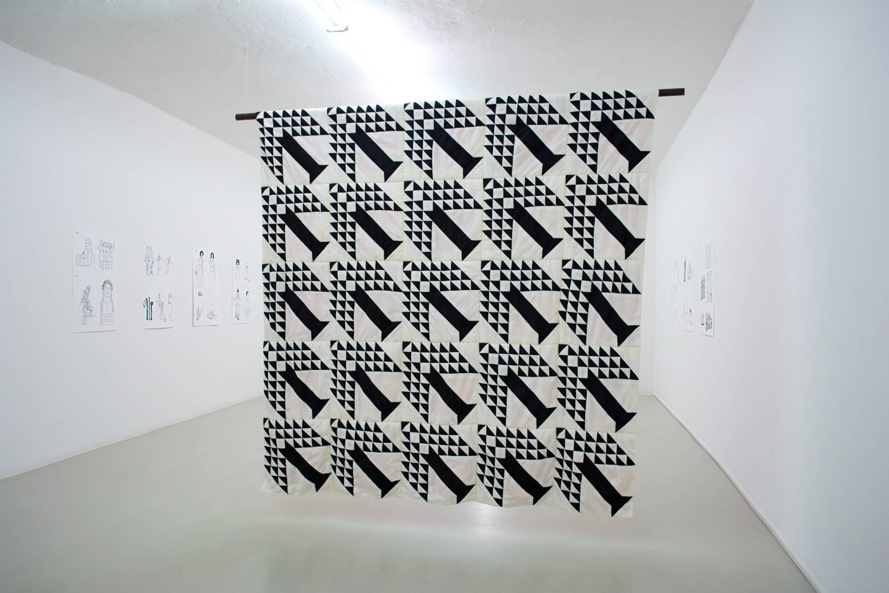 Olivia Plender, Many Maids Make Much Noise, Exhibition view at ar/ge kunst Bolzano, Foto aneres,2015