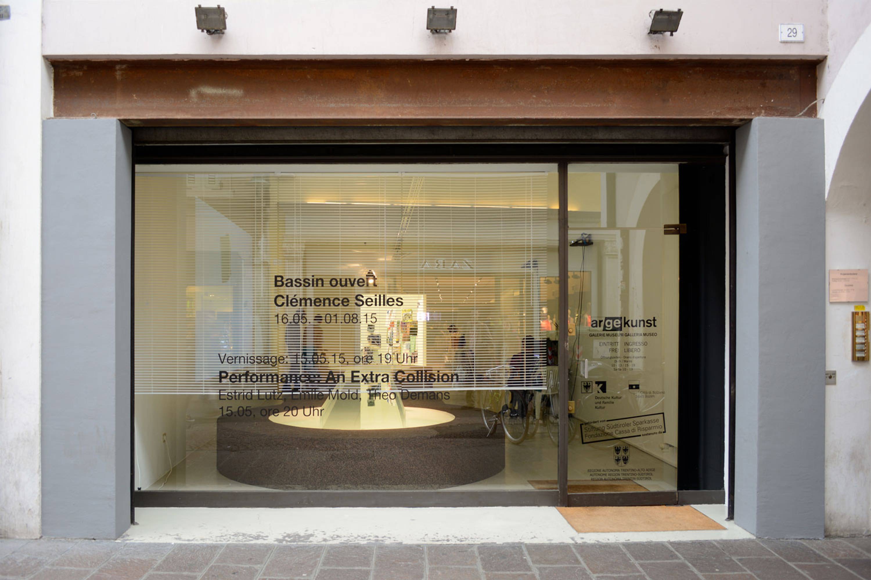 Bassin ouvert, Clémence Seilles, Installation view, photo by aneres