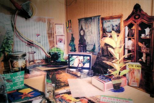 Exhibition view, Thomas Feuerstein, 2003