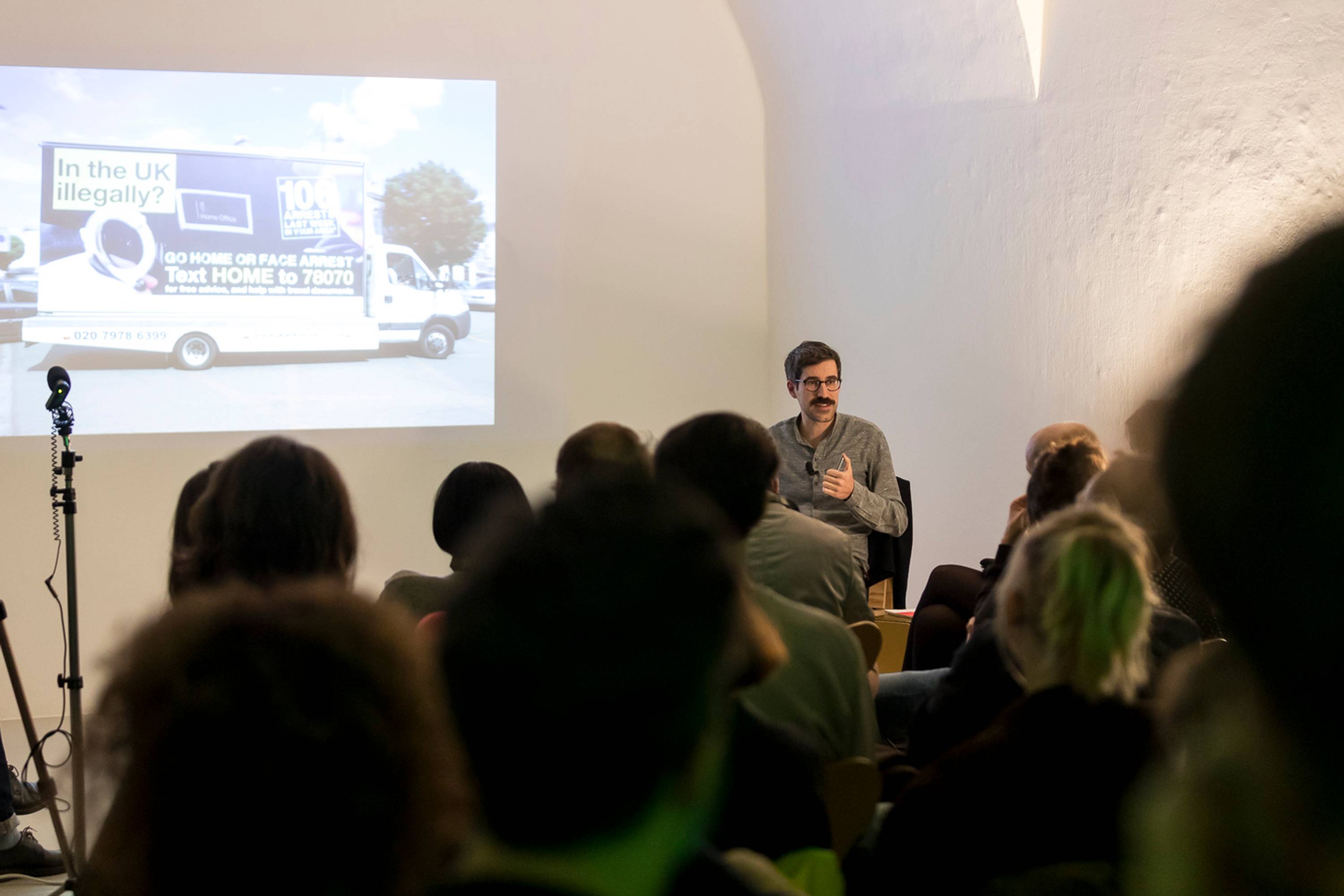 Lorenzo Pezzani, Talk, © ar/ge kunst. Foto: Luca Guadagnini