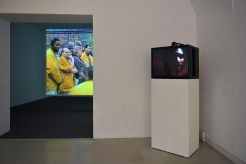Exhibition view Mark Boulos,  2010 Photo: M. Pardatscher