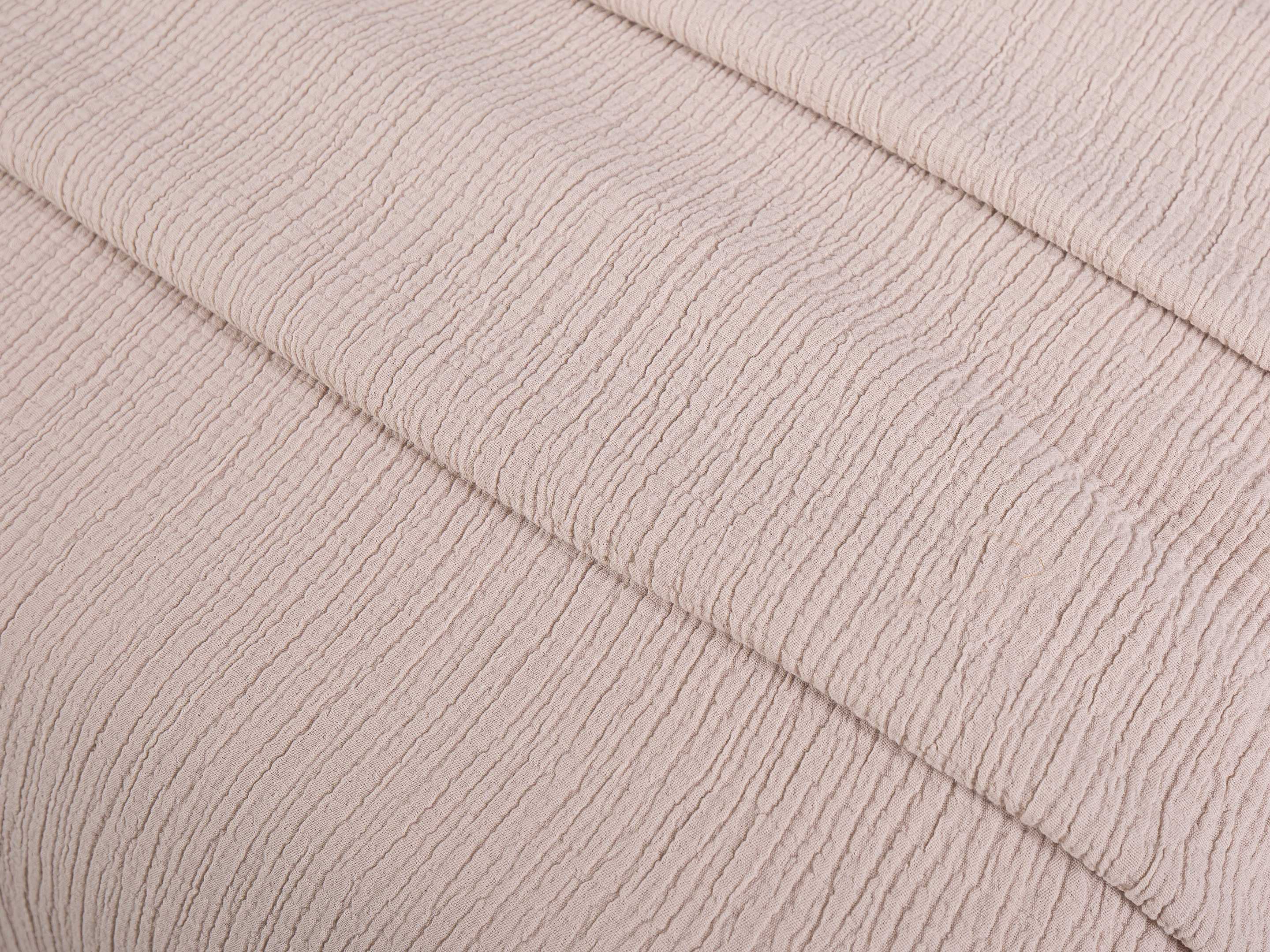 copriletto Capri dettaglio texture garza di cotone