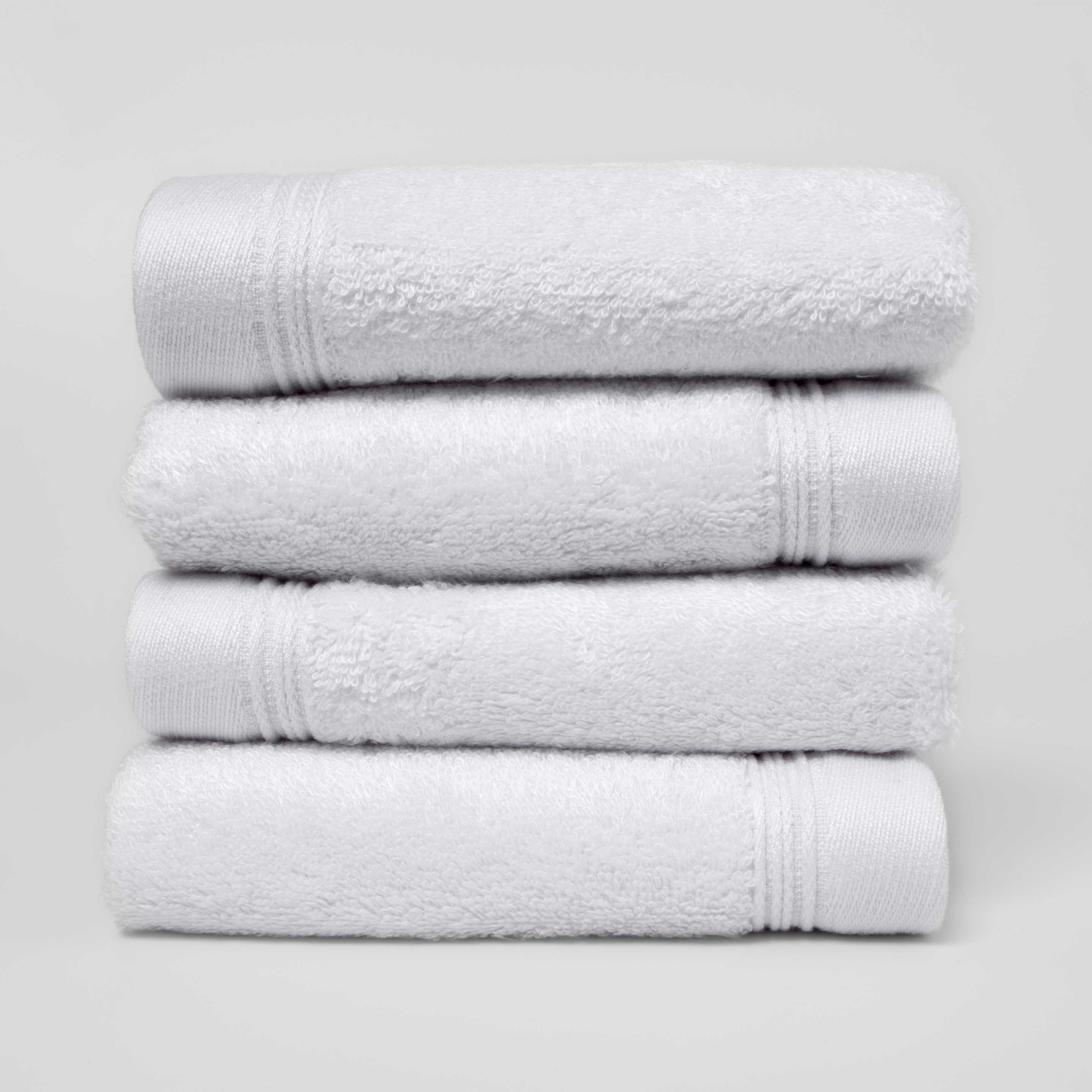 DomSoeiro, Set di Asciugamani Premium da 4 Pezzi; 2 Asciugamani da Bagno  Grandi (140 x 70 cm); 2 Asciugamani per Mani e Viso (100 x 50 cm), 100%  Cotone