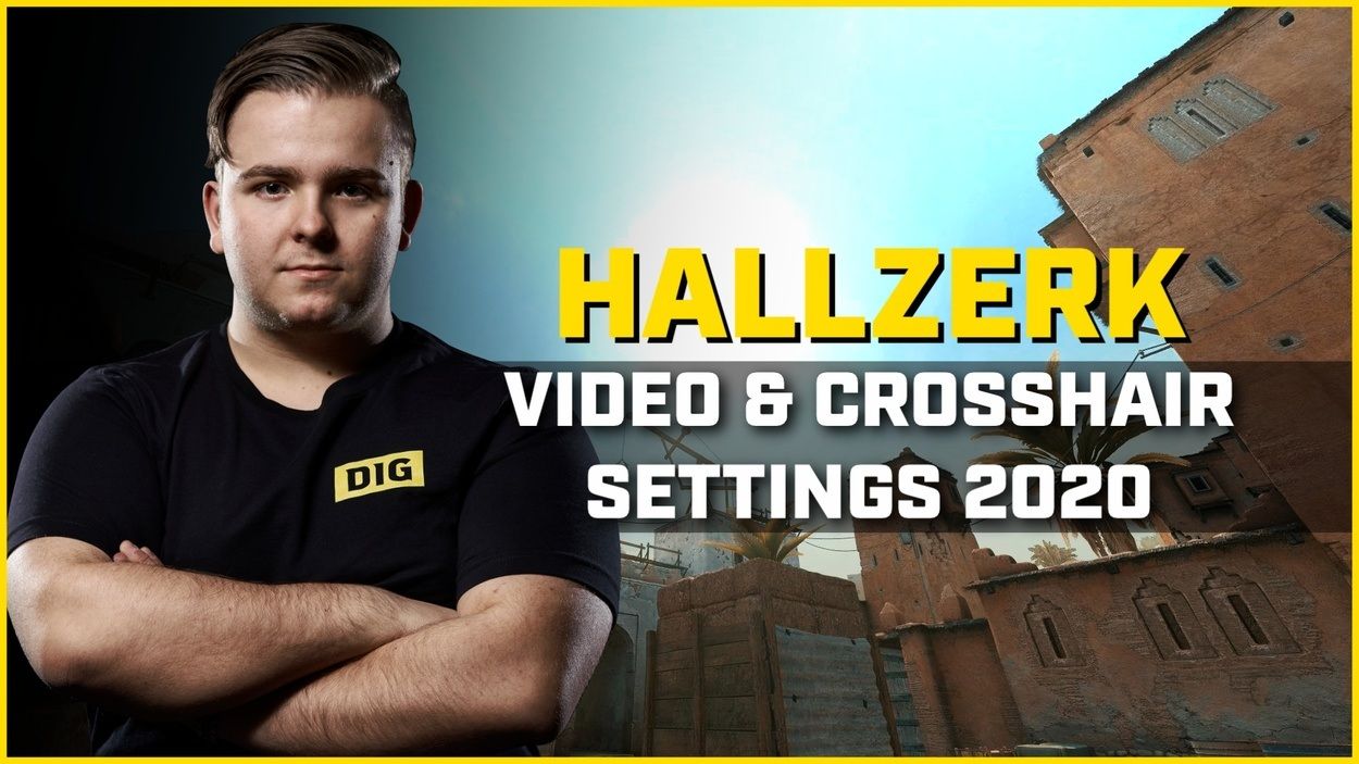 Best Crosshair and Video Settings from hallzerk, the CS:GO Legend