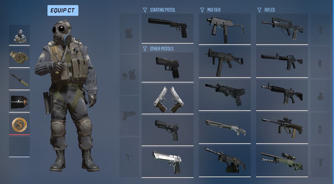 Counter Strike 2 best weapons - Gun tier list