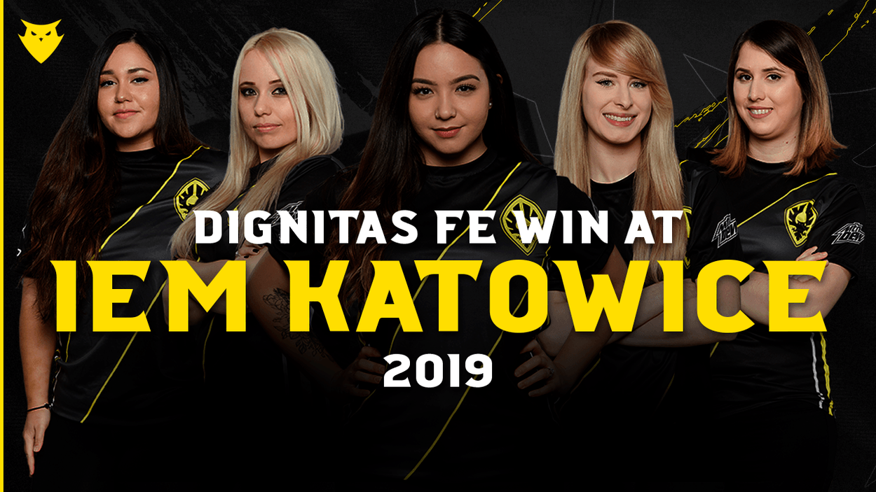Recapping The Dignitas Female CSGO Team Win at the Intel Challenge 2019!