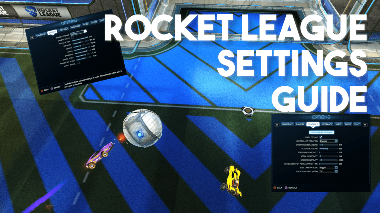 Rocket League Best Settings for Camera Video and Controller