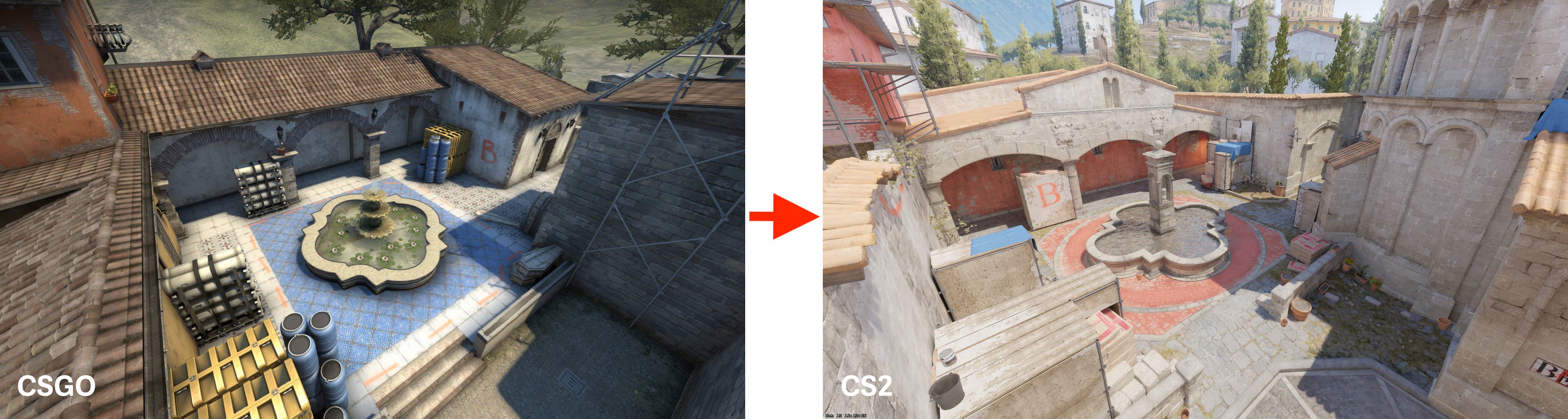 The Key Differences Between The Maps In CS2 And CSGO | Dignitas