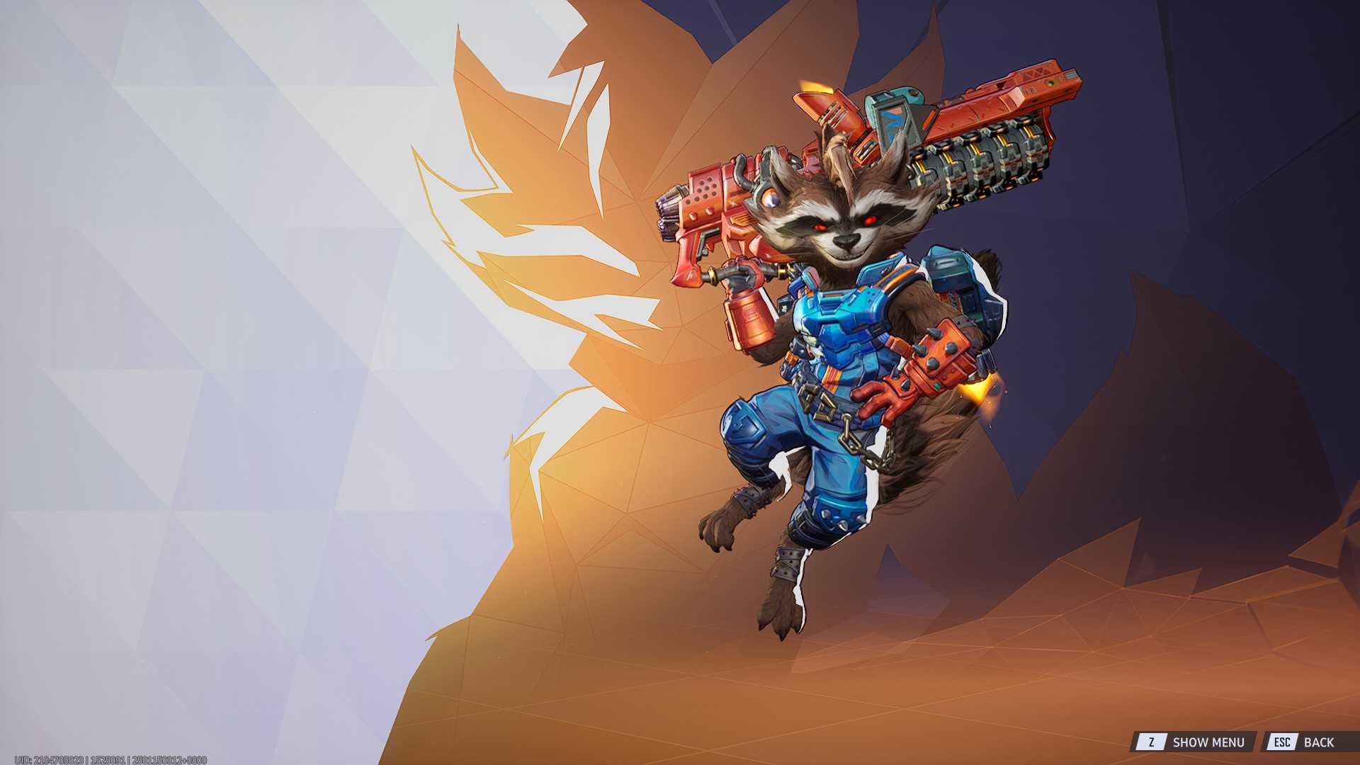 a raccoon with a minigun