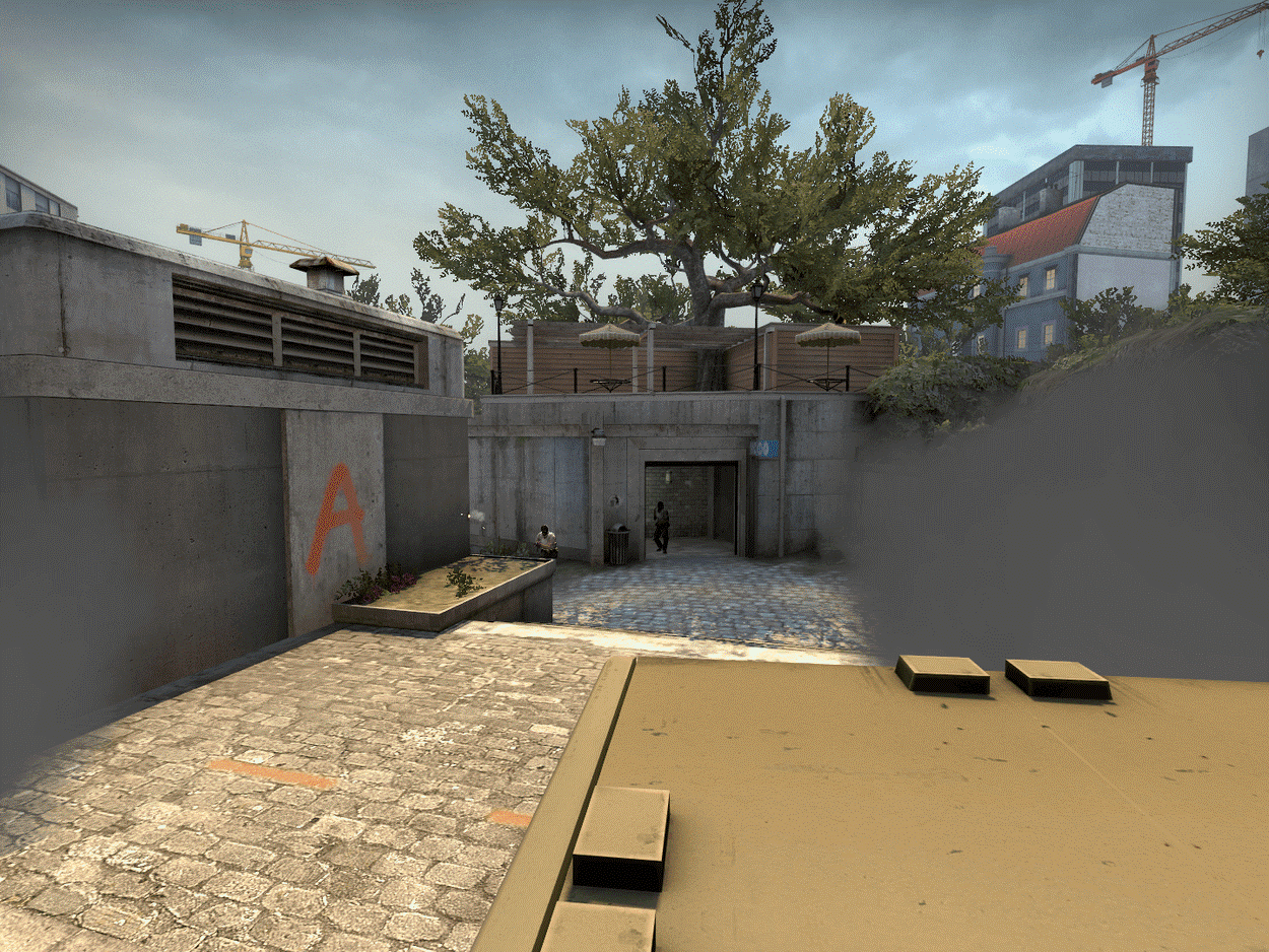 A Smoke Wall on Overpass