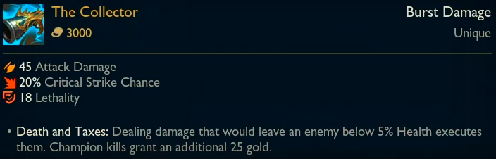 Preseason 11 The Collector