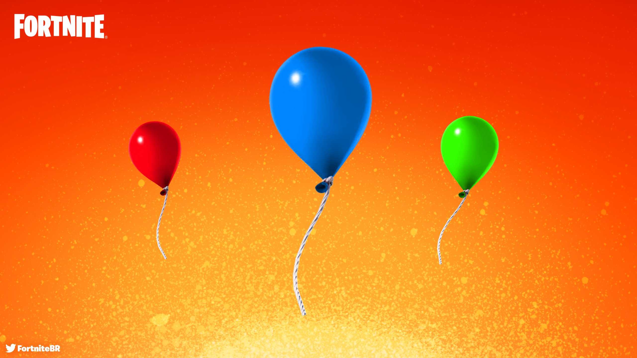 three balloons, red yellow and blue